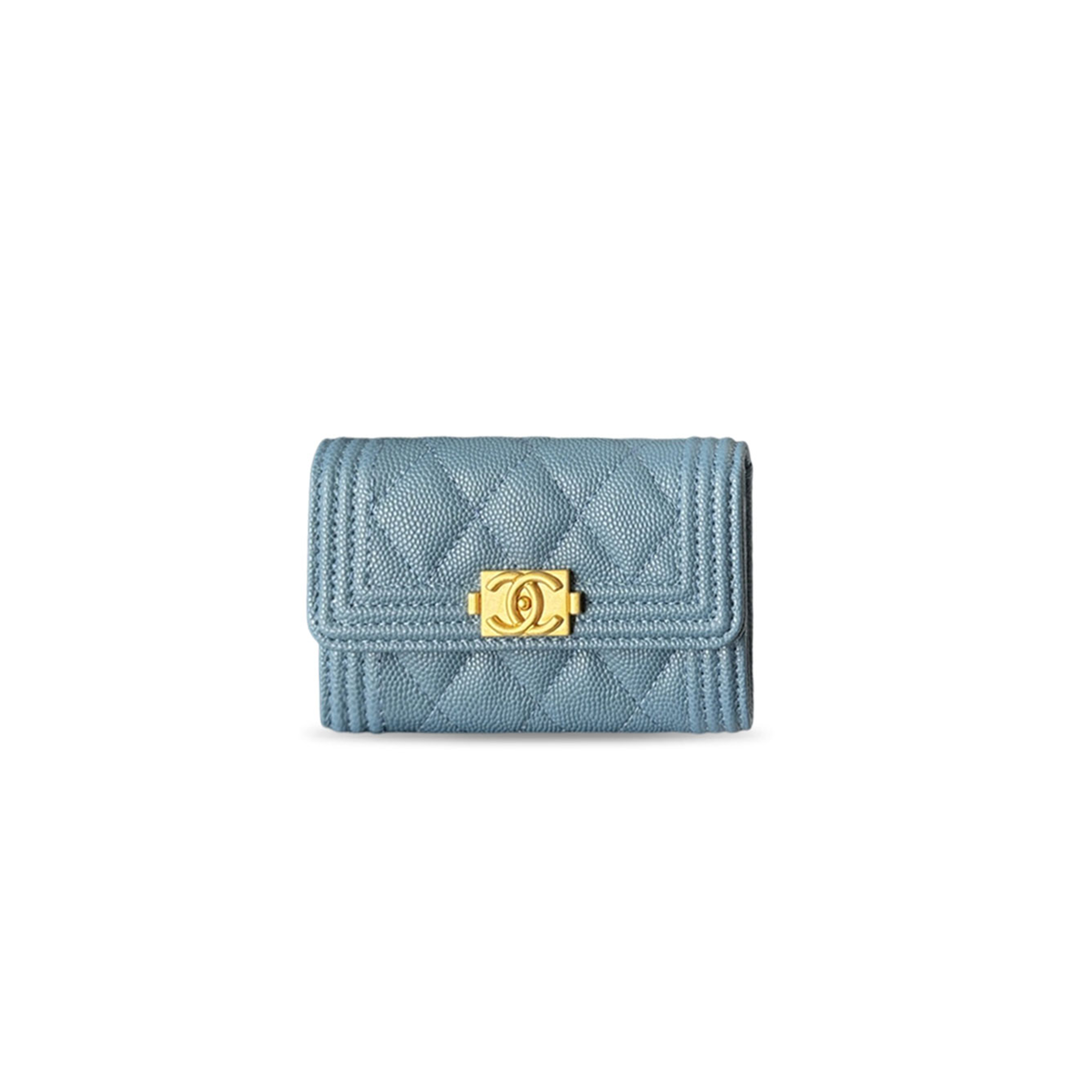 CHANEL BOY FLAP CARD HOLDER A80603 (11*8.5*3cm)
